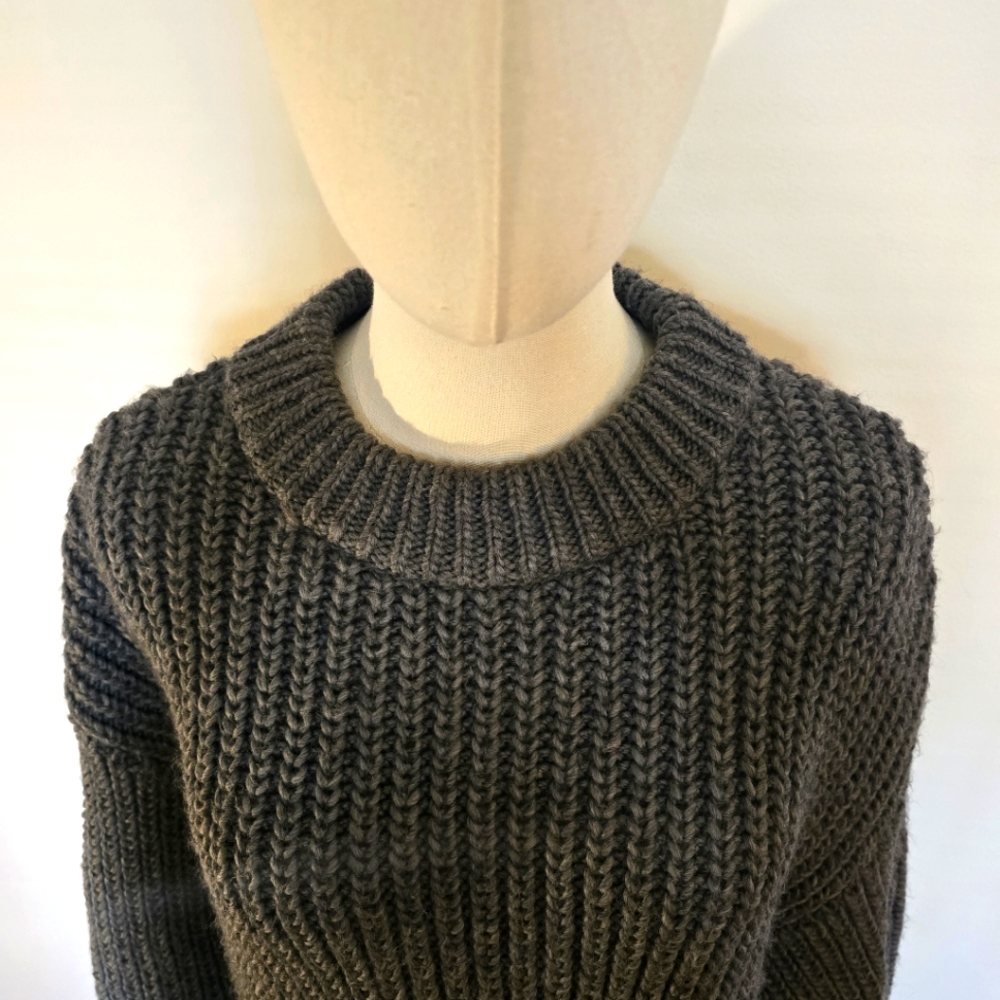 ZARA Oversized Purl Knit Sweater